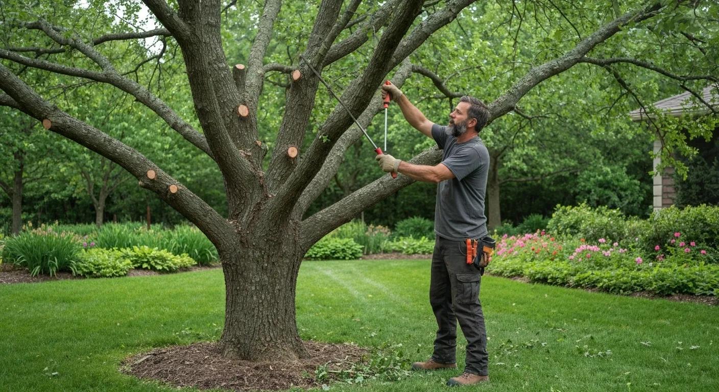 Árbol que está levantando un muro: ¿se puede solicitar la tala?